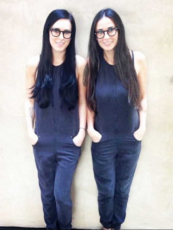 Rumer Willis y Demi Moore 2015