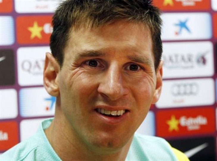 leonnel messi haciendo cara de que te importa