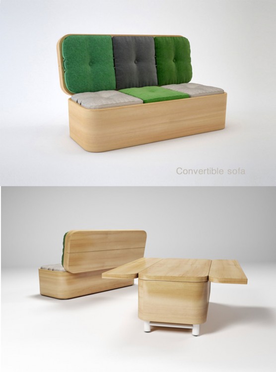 sofa convertible en un mueble practico