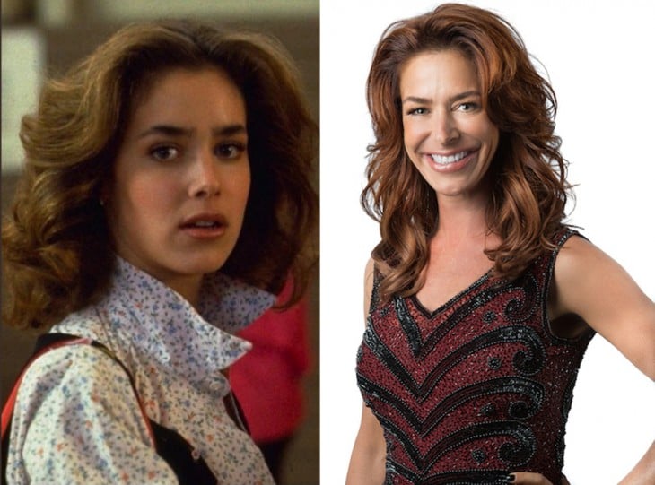 antes y después de Claudia Wells actriz que interpretó a Jennifer Parker en 'volver al futuro'
