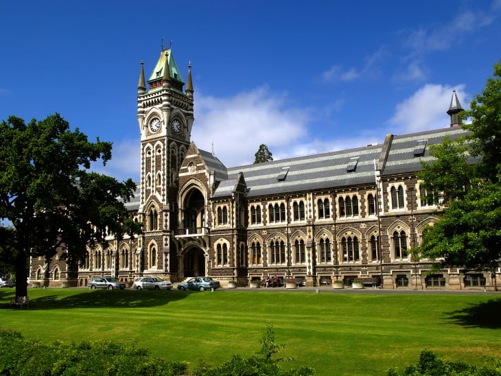 Universidad de Otago en Dunedin, Nueva Zelanda