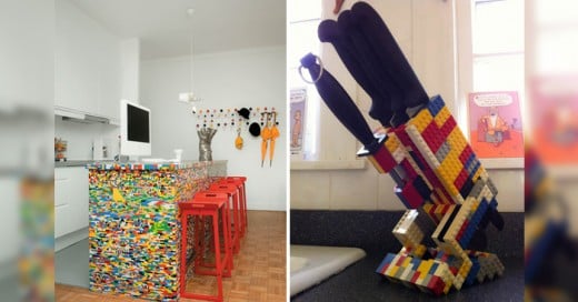 Los legos ahora como una nueva forma de decorar y construir cosas útiles