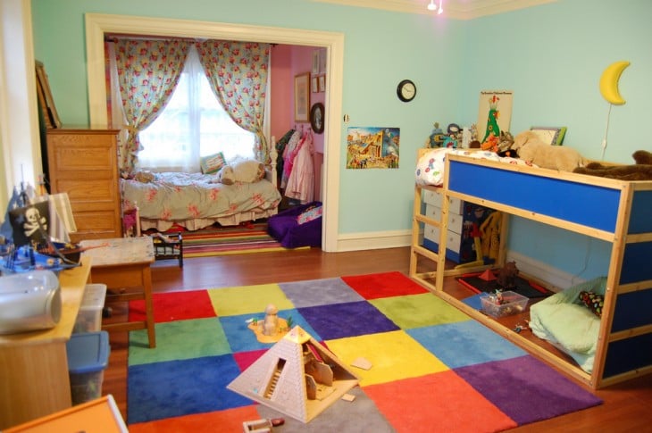 decoración creativa en diferentes colores para una niña y un niño 