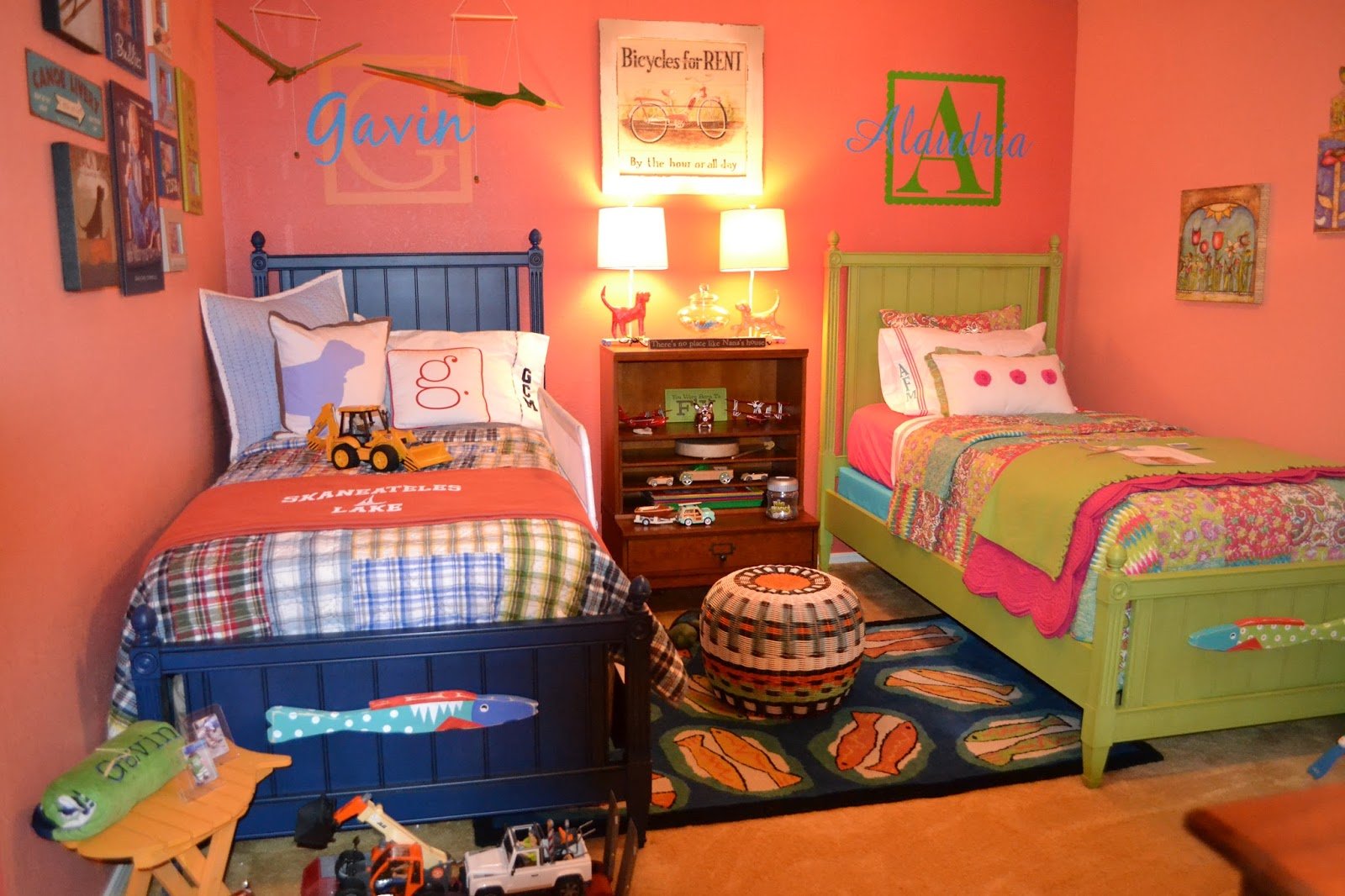 25 ideas para habitaciones compartidas por niños y niñas