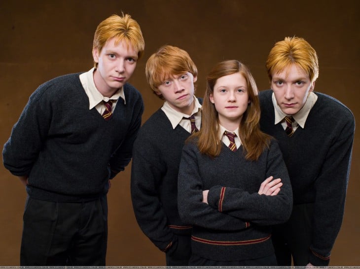hermanos de Ron en la saga de Harry Potter 