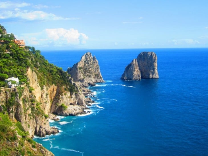 Isla de Capri en Italia 