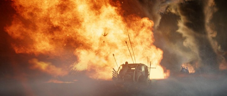 efectos especiales en una escena de la película de Mad max 