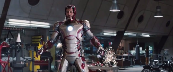 efectos especiales de una escena de la película de Iron Man 