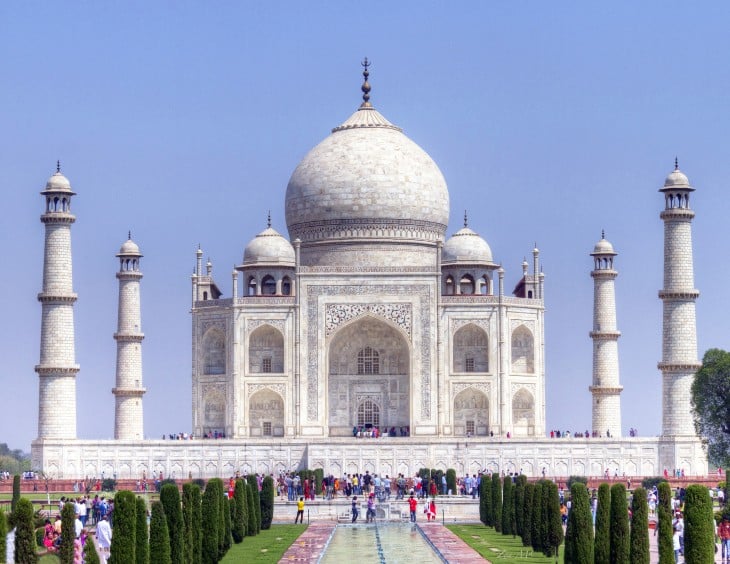 Fotografía del Taj Mahal en India
