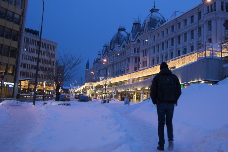 CIUDAD DE OSLO CON NIEVE