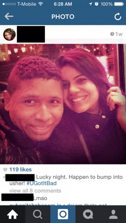 ella con el usher pirata