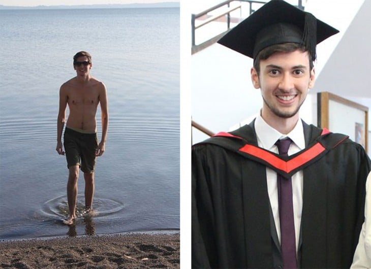 jamie raines en su graduación y en sus vacaciones de la graduación