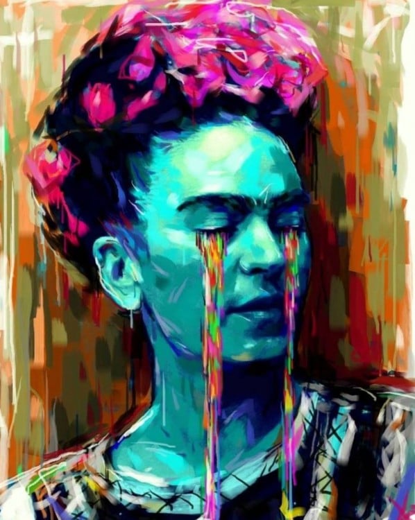 FRIDA NEON LLORANDO