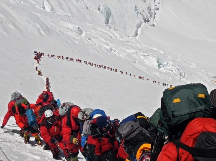 expedición en el monte everest