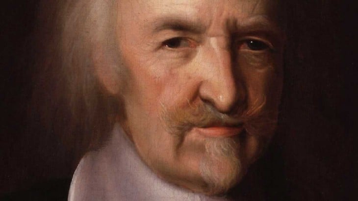 retrato de Thomas Hobbes