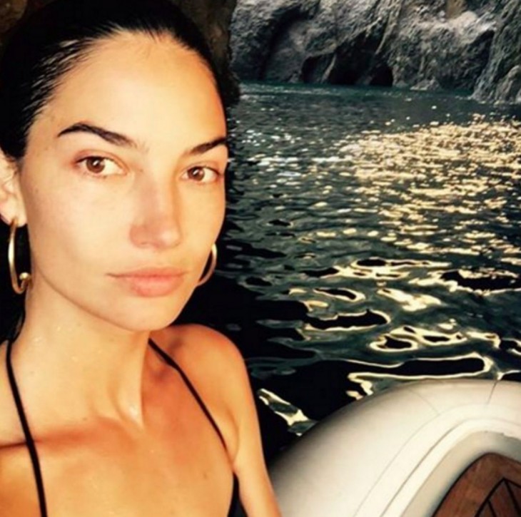 Lily Aldridge sin maquillaje