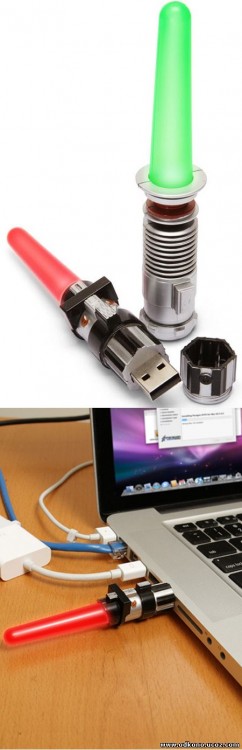 USB en forma de sable de luz 
