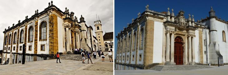 instalaciones de la Universidad de Coimbra