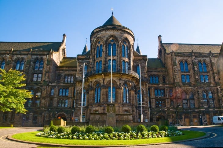 Universidad de Glasgow en Glasgow, Escocia