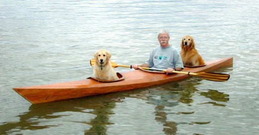 Construye un Kayac para pasear junto a sus perritas