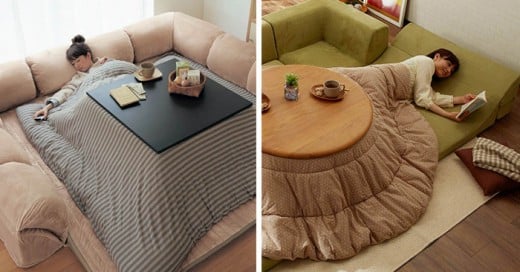 El Kotatsu es un sillón que existe desde el siglo XIV que ahora es reinventado