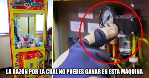 La frustración de nunca ganar en esta máquina es revelado