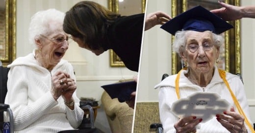 Margaret Thome Bekema logra graduarse a sus 97 años de vida, todo un ejemplo a seguir