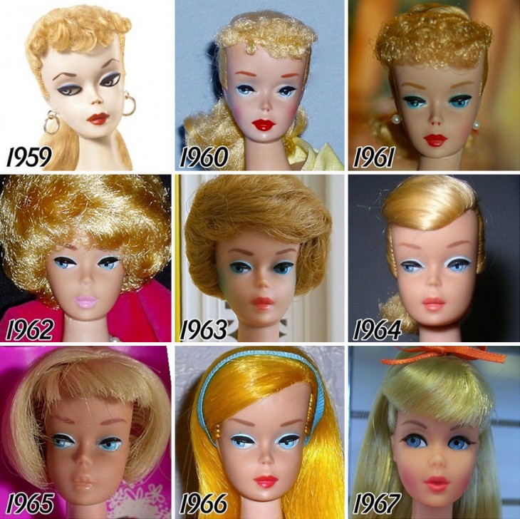 Inicios de la barbie en 1959