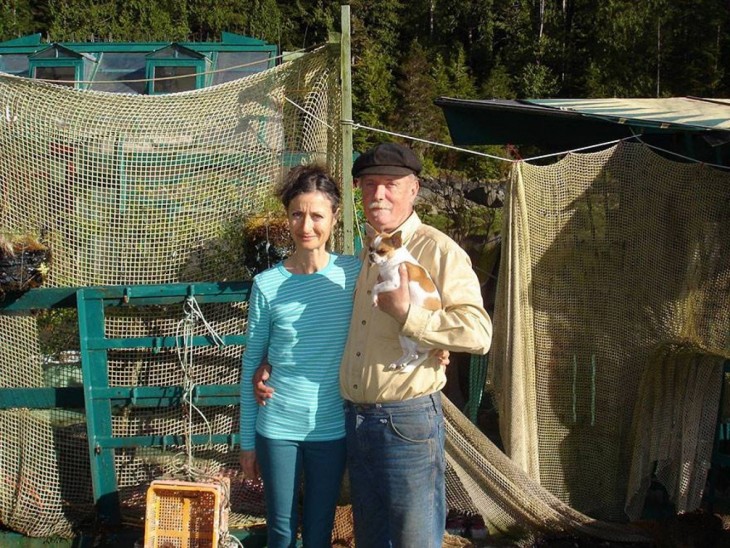 Wayne Adams y Catherine King pareja de canadienses que creo una isla flotante 