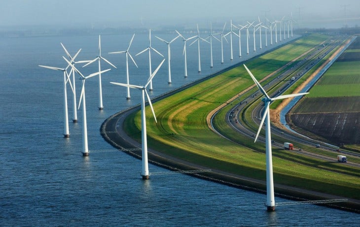 energía eólica en Holanda