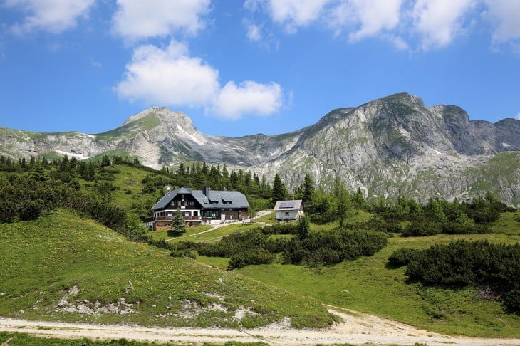 Sonnschienhütte en los Alpes austríacos 