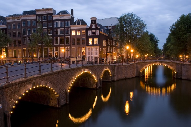 Atardecer del Keizersgracht 