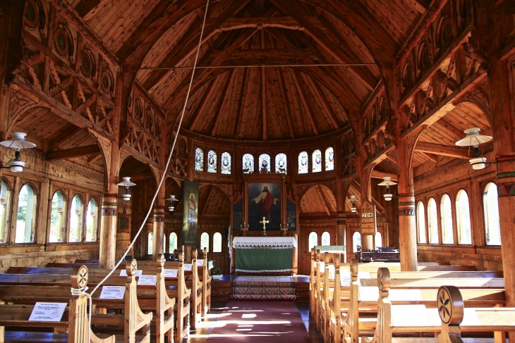 Iglesia de San Olaf en Balestrand, Noruega 