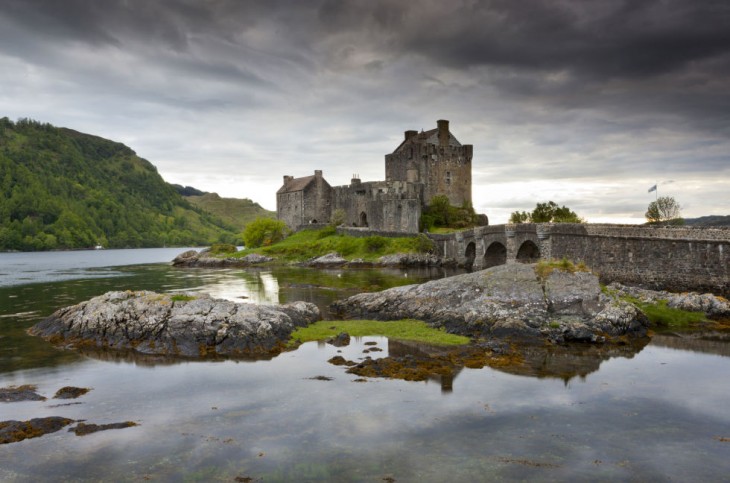 Castillo de Eilean Donan en Escocia, Reino Unido