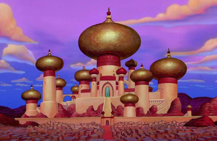 palacio del sultán en la película de Aladdin 