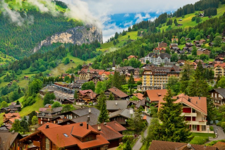 Wengen en Suiza 