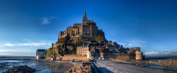 Monte Saint-Michel en Francia 