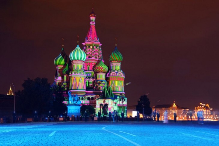 Catedral de San Basilio en Rusia