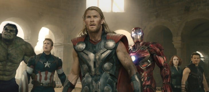 escena de la película de los avengers 