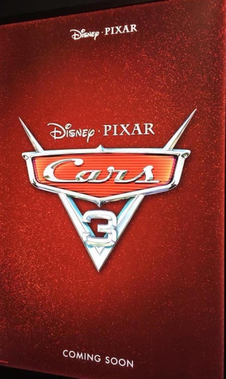 póster de la promoción de la película Cars 3