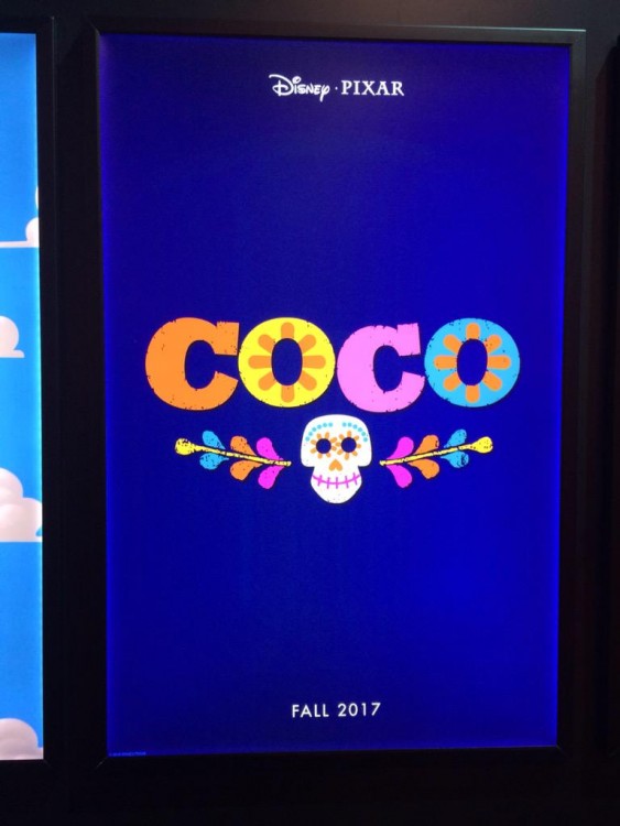 Póster de promoción de la película Coco 