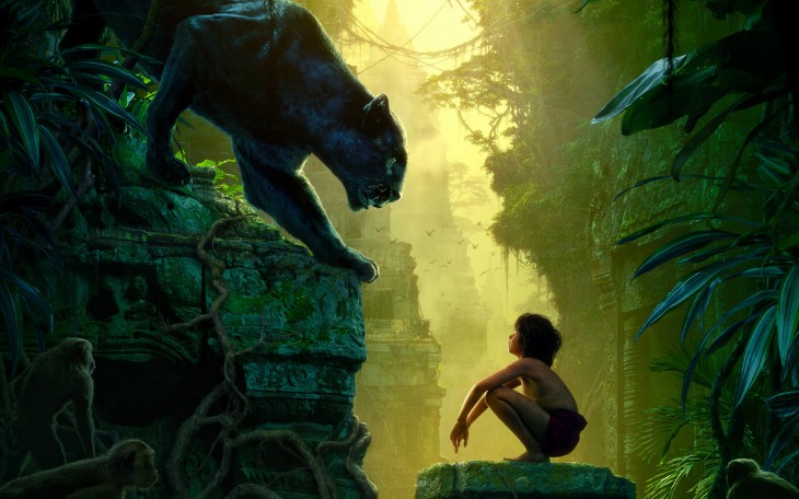 imagen de una escena de la nueva película de el libro de la selva 