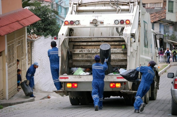 personas recolectores de basura 