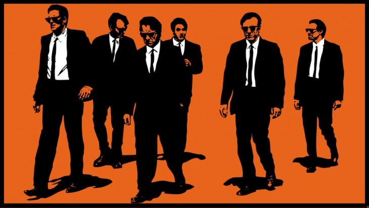 ilusttracion de la película reseivoir dogs