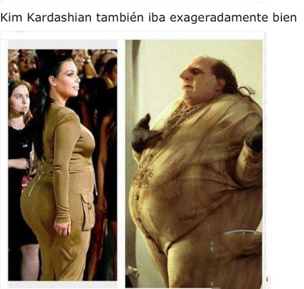 MEME KIM KARDASHIAN VESTIDA DE PINGÜINO