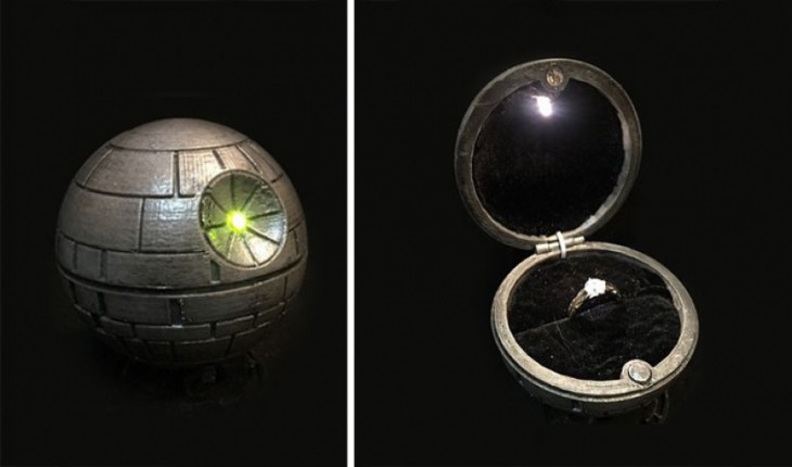 death Star anillo de compromiso