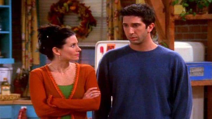 Monica y ross escenas de friends