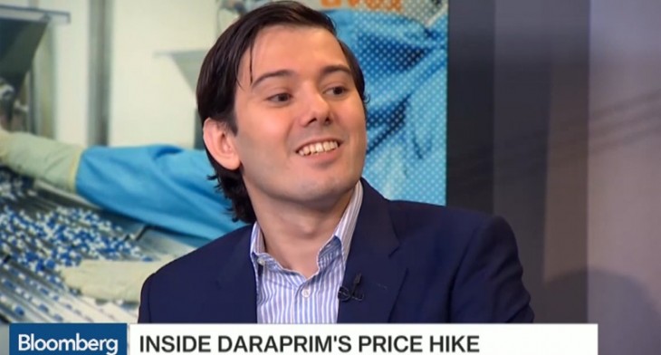 Martin Shkreli uno de los hombres más odiados del 2015