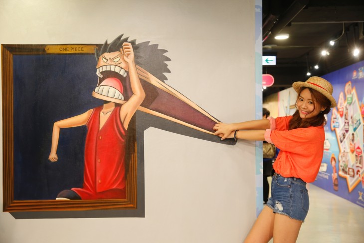 arte interactiva en el museo 3D en Hong Kong 