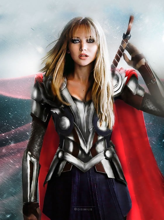 Jennifer Lawrence como Thor